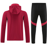 2026 M Utd Red Windbreaker Jacket  （A Set）