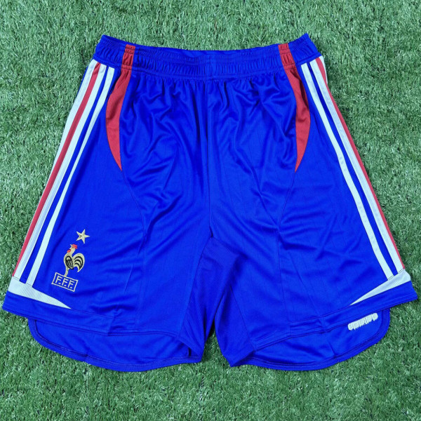 2006 France Blue Retro Shorts Pants