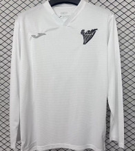 2025/26 Hibernian White Long Sleeve Soccer Jersey
