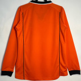 1998 NL Home Orange Long Sleeve  Retro Soccer Jersey