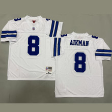 AIKMAN #8 Men's Dallas Cowboys Retro NFL Jersey 牛仔