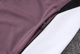 2025/26 M Utd Grey Purple Kids Jacket Tracksuit