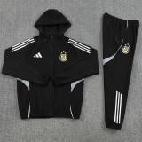 2026 Argentina Black Windbreaker Jacket  (A Set）