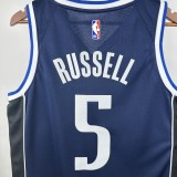 Mavericks RUSSELL #5 Sapphire Blue NBA Jersey