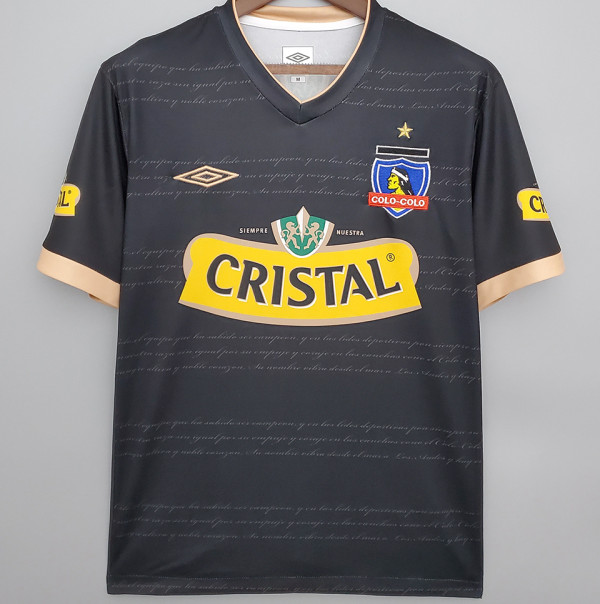 2011 Colo-Colo Away Black Retro Soccer Jersey
