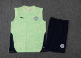 2026/27 Man City Green Vest Training Jersey(A Set)