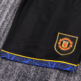 1993/1995 M Utd Black Retro Kids Soccer Jersey