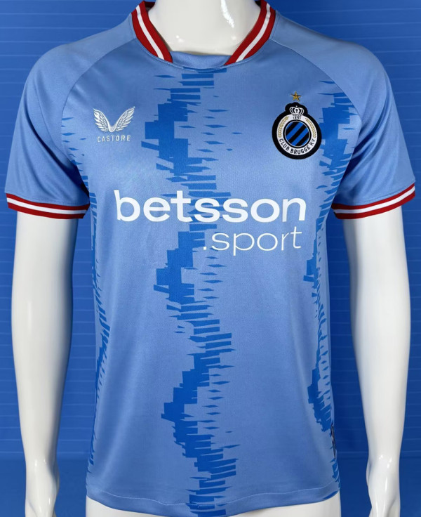 2025/26 Club Brugge Third Blue Fans Soccer Jersey