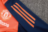 2025 M Utd Orange Kids Jacket Tracksuit