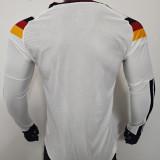2026/27 Germany Home White Player Version Long Sleeve Soccer Jersey