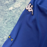 2000 Italy Home Blue Retro Long Sleeve Soccer Jersey
