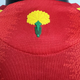 2024/25 Spain Home Red Player Version Soccer Jersey