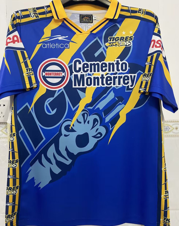 1997/98 Tigres Third Blue Retro Soccer Jersey