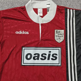 1996 AD x oasis x Bolt Makers Arms Red Retro Fans Soccer Jersey