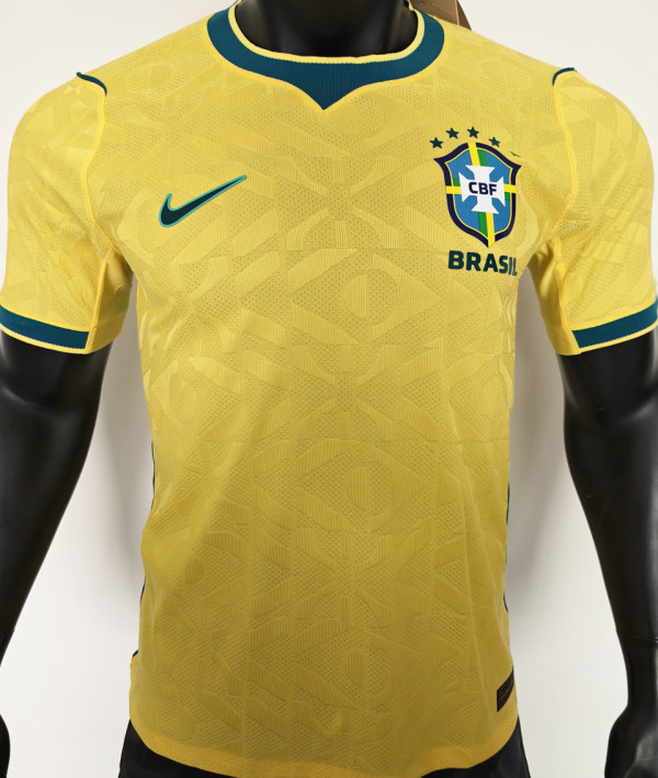 2026/27 Brazil Home Yellow Player Version Soccer Jersey