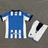 2025/26 Real Sociedad Home Kids Soccer Jersey