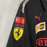 2026 Ferrari Black F1 POLO Team T-Shirt 有领