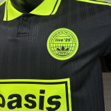 2025/26 AD x oasis #25 Black Retro Style Player Version Soccer Jersey (Have No.25 带号码）