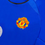 2002/03 M Utd Away Blue Retro Soccer Jersey
