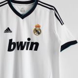 2012/13 RM Home White Retro Fans Soccer Jersey