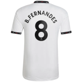 2022/23 M Utd 1:1 Quality Away White Fans Soccer Jersey
