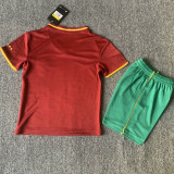 2000 Portugal Home Kids Retro Soccer Jersey
