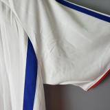 2006 France Away White Retro Soccer Jersey