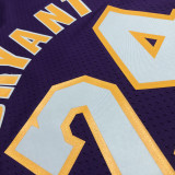 2008/09 Lakers BRYANT #24 Purple Retro  NBA Jerseys 热压