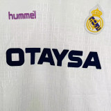 1990/92 RM White Home Retro Soccer Jersey