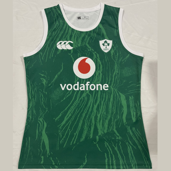 2025 Irish IRFU Home Green Rugby Vest Shirt   Ireland爱尔兰