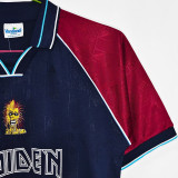 1999 West Ham X Iron Maiden Black Retro Jersey (Number 7)