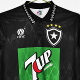 1995/96 Botafogo Third Black Retro Soccer Jersey