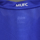 2008/2009 M Utd Third Blue Retro Player Version Soccer Jersey 球员版