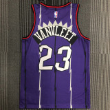 Toronto Raptors VANVLEET #23 Retro Purple NBA Jerseys