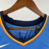 Thunder GILGEOUS-ALEXANDER #2 Blue NBA Jersey