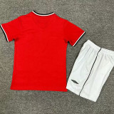 2000/02 M Utd Home Red Retro Kids Soccer Jersey