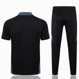 2025  M Utd Black POLO Training Tracksuit