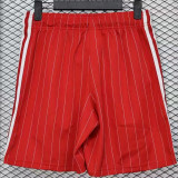 2025/26 M Utd Red Retro Style Shorts Pants