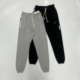2024/25 Nk~ Black Pure Cotton Sports Trousers Zipper style
