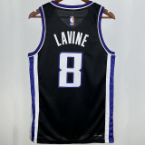 2025 Kings LAVINE #8 Black NBA Jerseys
