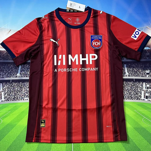 2025/26 Heidenheim Home Fans Soccer Jersey 海登海姆