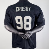 CROSBY #98 Men's Las Vegas Raiders NFL Jersey 突袭者