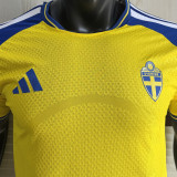 2026/27 Sweden Home Yellow Player Version Soccer Jersey