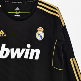 2011/12 RM Away Black Long Sleeve Retro Jersey