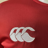 2025 The British & Irish Lions Home Red Long Sleeve Rugby Shirt 红狮子
