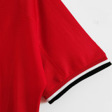 2000/02 M Utd Home Red Retro Soccer Jersey