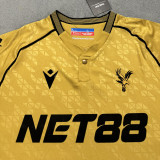 Guéhi #6 Crystal Palace Away Gold Fans Soccer Jersey 2025/26 (League Font 联赛字体 ) ★★