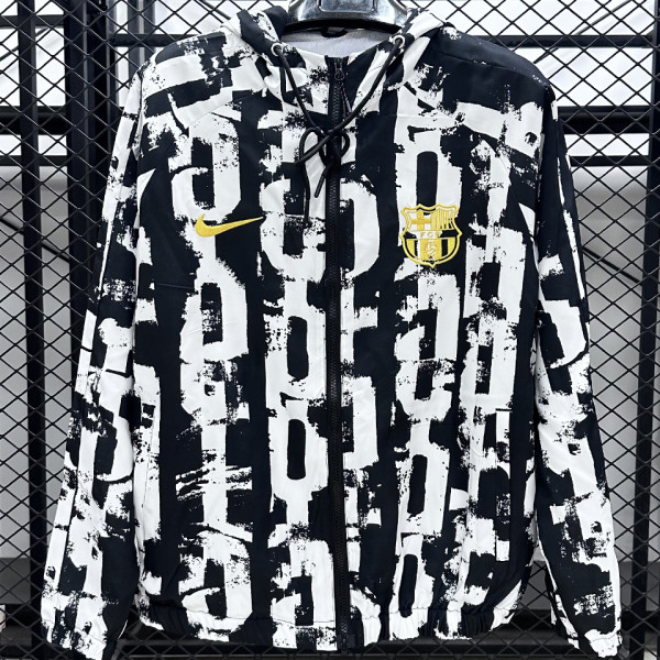 2025/26 BA Black White Windbreaker