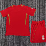 2005/2006 LFC Home Red Retro Kids Soccer Jersey