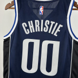 2025 Mavericks CHRISTIE #00 Sapphire Blue City Edition NBA Jersey